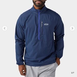 STIO Men's Second Light Pullover, XL BLACK